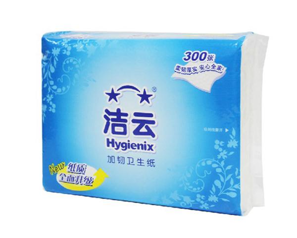 300张洁云加韧卫生纸-宏信龙生活馆-江都商城